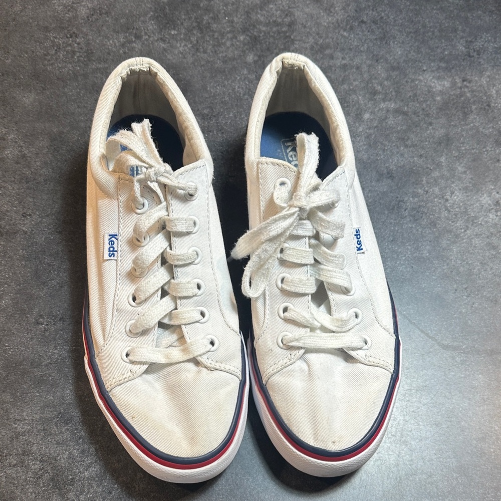 Keds Men's Off-White Canvas Sneakers